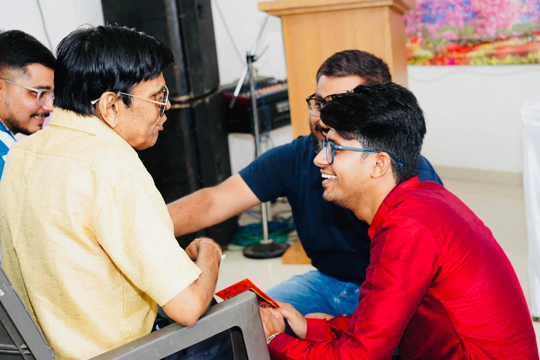 Dr. Nikunj with his Guru
